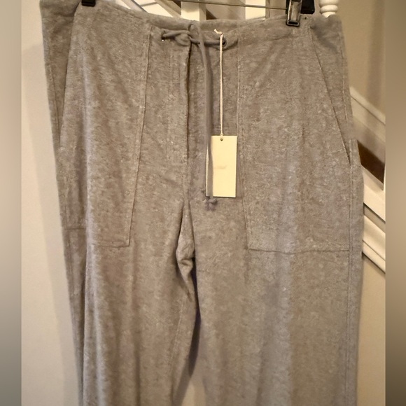 Kith Women Doyers III Towel Terry Pant Medium Zip Fly Drawstring Ankles NWT - Picture 10 of 11